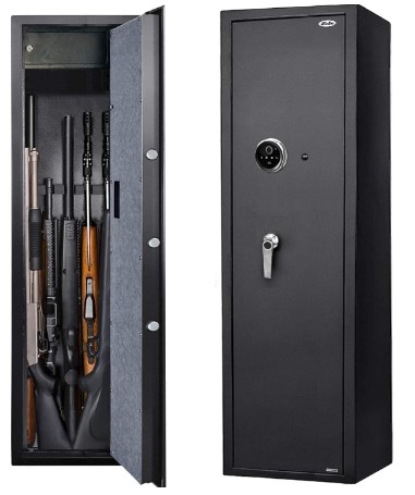 BBRKIN Large Biometric Rifle Safe