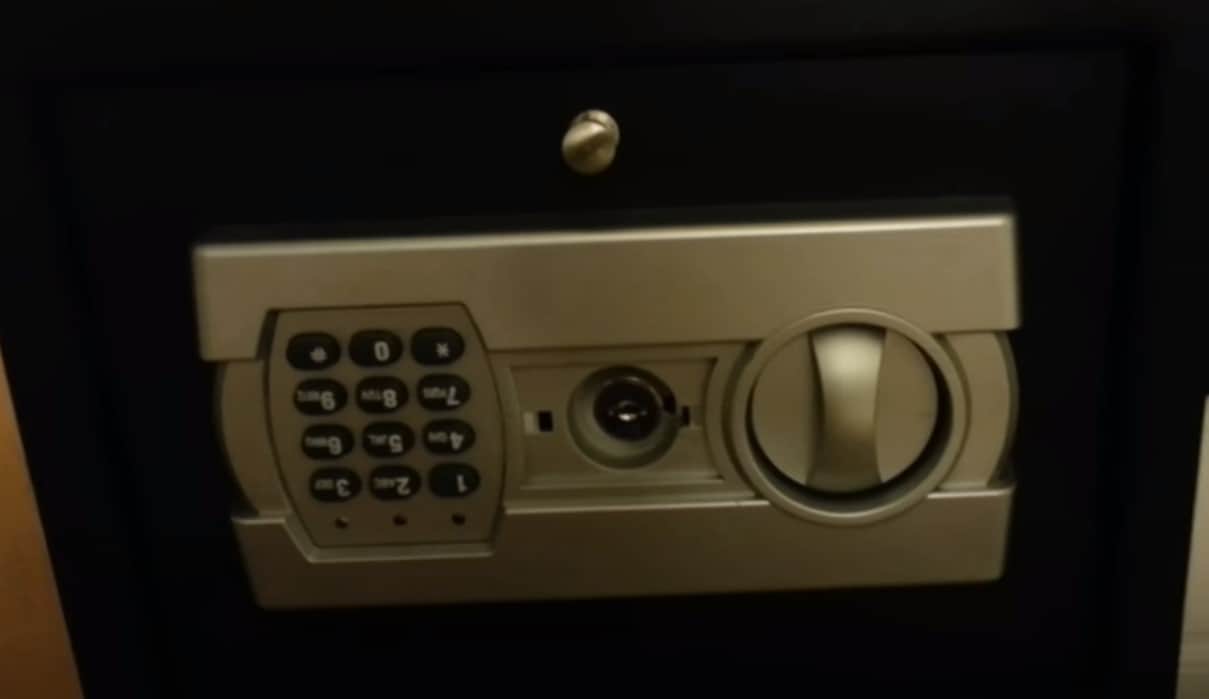 Gun Safe Lock With A Paperclip